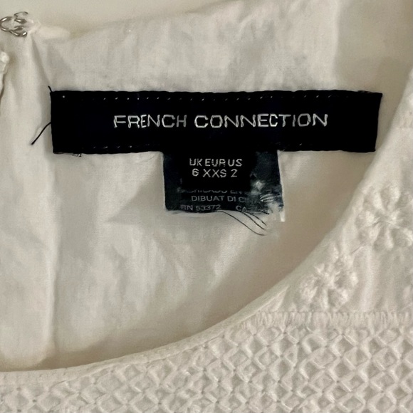 French Connection - Eyelet Pattern Mini Dress - Picture 3 of 3